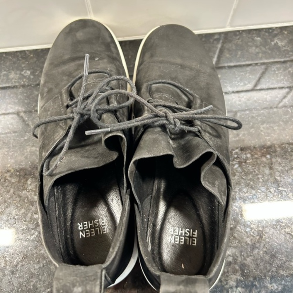 Eileen Fisher Kipling Nubuck Sneaker View 6